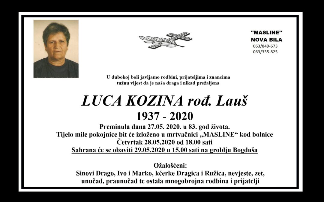 Luca Kozina rođ. Lauš
