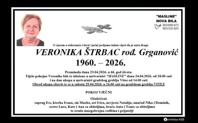 Veronika Štrbac rođ. Grganović